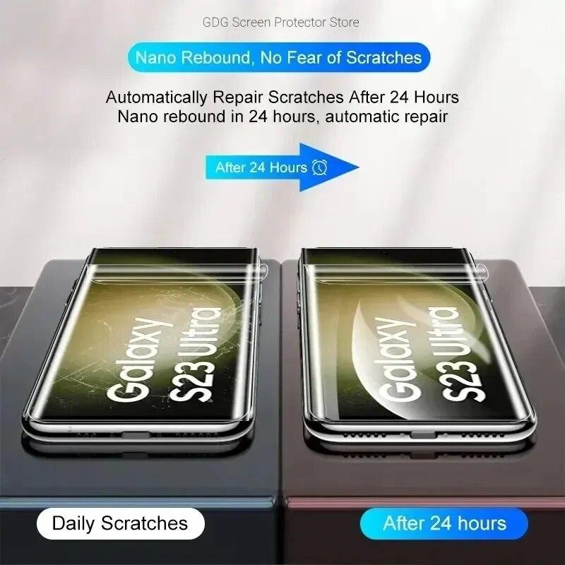 4ks hydrogelová fólie pro Samsung S23 S22 S21 S24 Ultra S20 FE S8 S9 S10 Plus ochranná fólie na displej pro Galaxy Note 20 Ultra S10E 10Plus