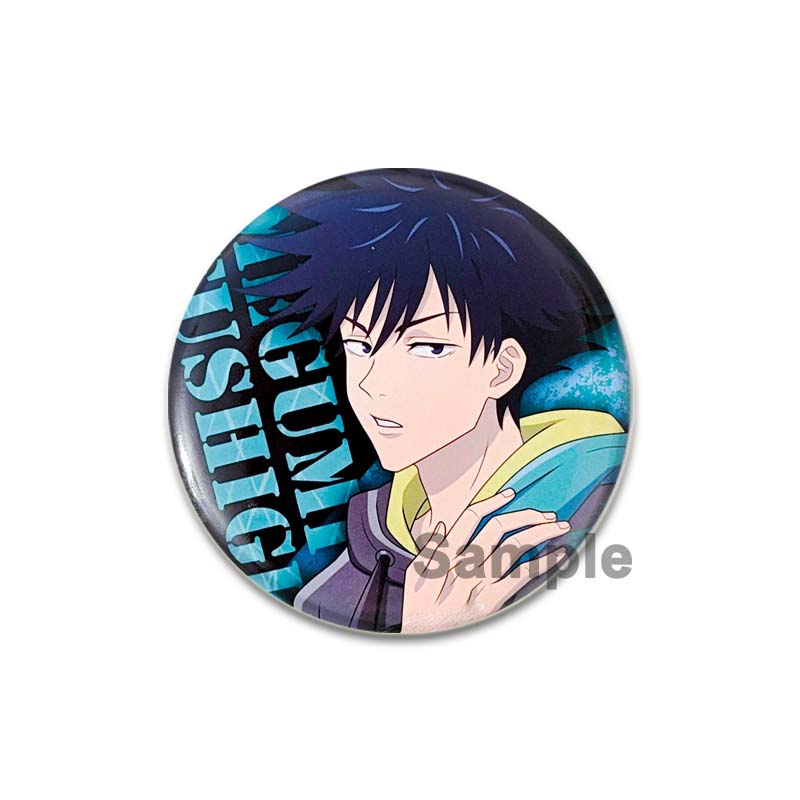 32/44/58mm Megumi Fushiguro Pin Handmade Jujutsu Kaisen Brooch Clothes Cartoon Cosplay Badge Backpack Decoration Jewelry Gift
