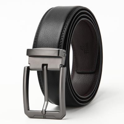 Needle Buckle Men's Belt Real Cowhide Korean Business Casual Second Layer Cowhide Belt Men's Belt