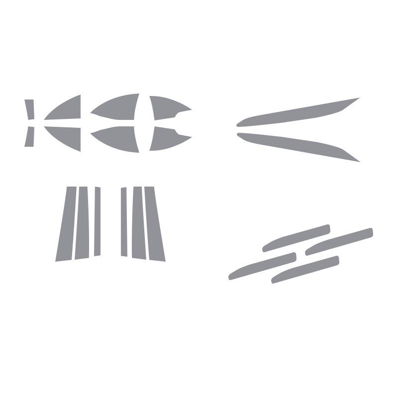 Protector de Ușă TPU Corolla Cross: Film anti-zgârieturi pentru triunghiul față și cel din spate