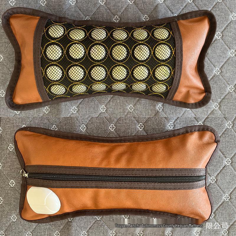 Sibin Jade Cervical Pillow: Multifunctional Neck and Shoulder Protector with Hot Compress