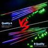 Newest Hidden LED Symphony Dual Zone Car Ambient Light Smoke Matt Black Acrylic Light Strip Interior Decoration Lighting Kit 12V