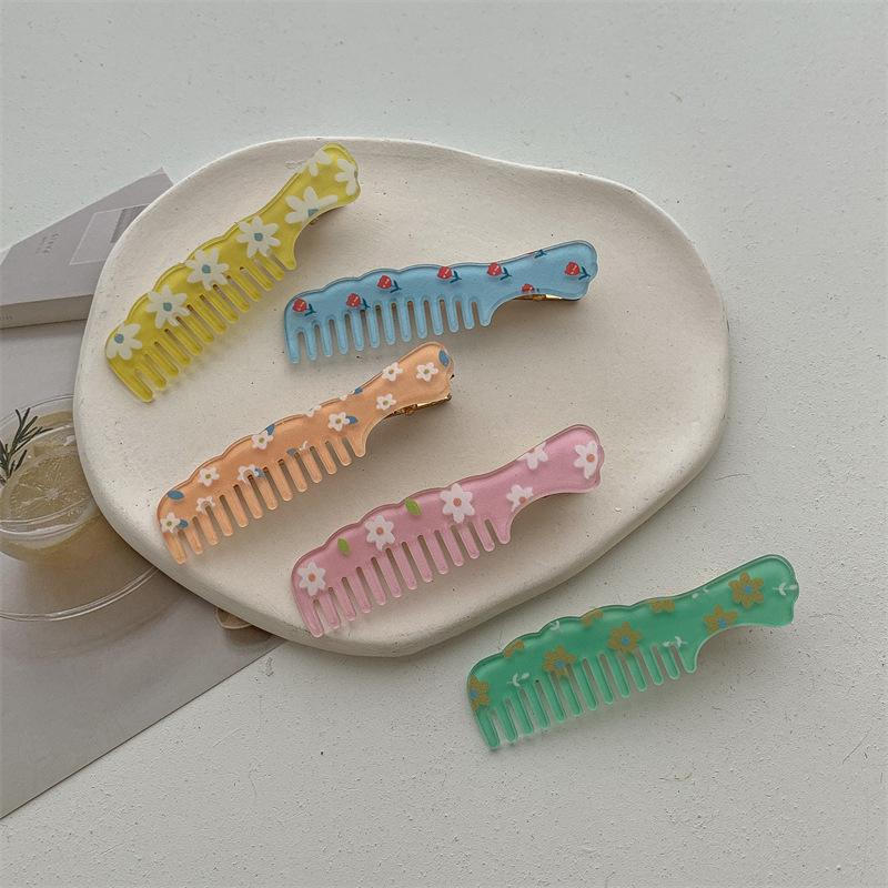 Dziewczęcy Kwiat Słodki Grzebień Wsuwka do Włosów: Kreatywna japońska i koreańska grzywka i klips boczny akcesorium do włosów