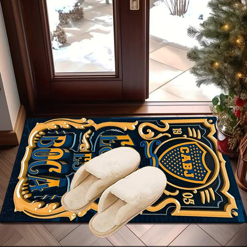 Boca Juniors Crest  Area Rug for Office, Chair Rug, Decorative Carpet Livingroom Mat, Large Size Fan Gifts Christmas Gifts