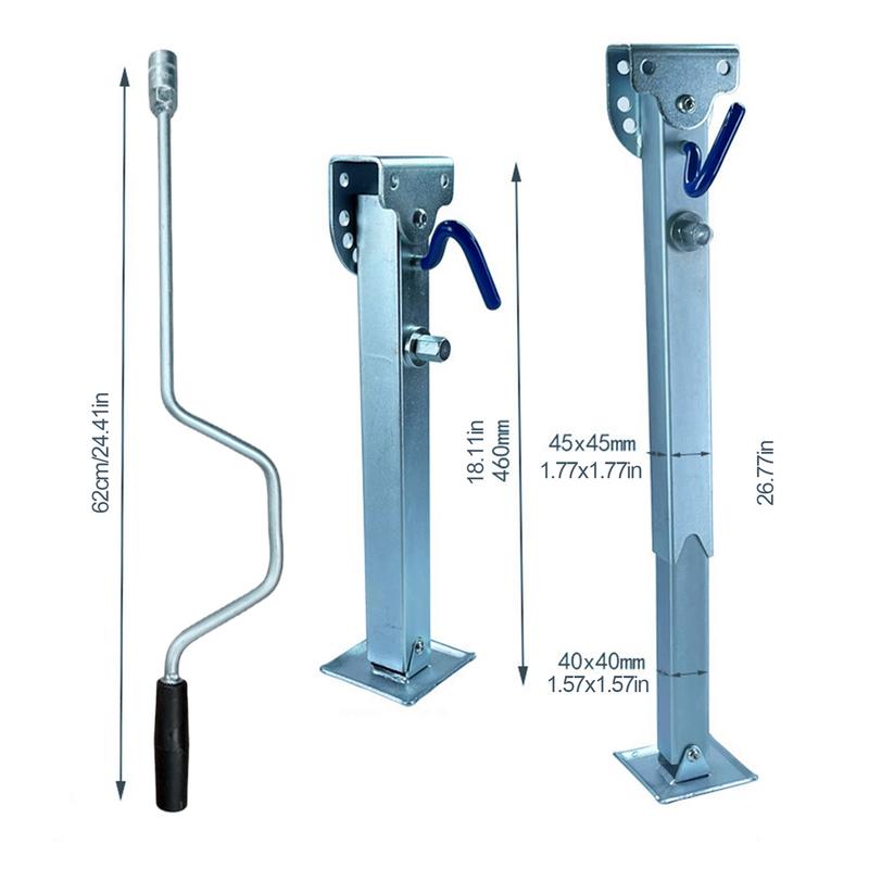 Cricuri de stabilizare a remorcii Cricuri de nivelare reglabile Suport reglabil pentru motociclete Picioare de stabilizare Accesorii de camping Tragere în jos