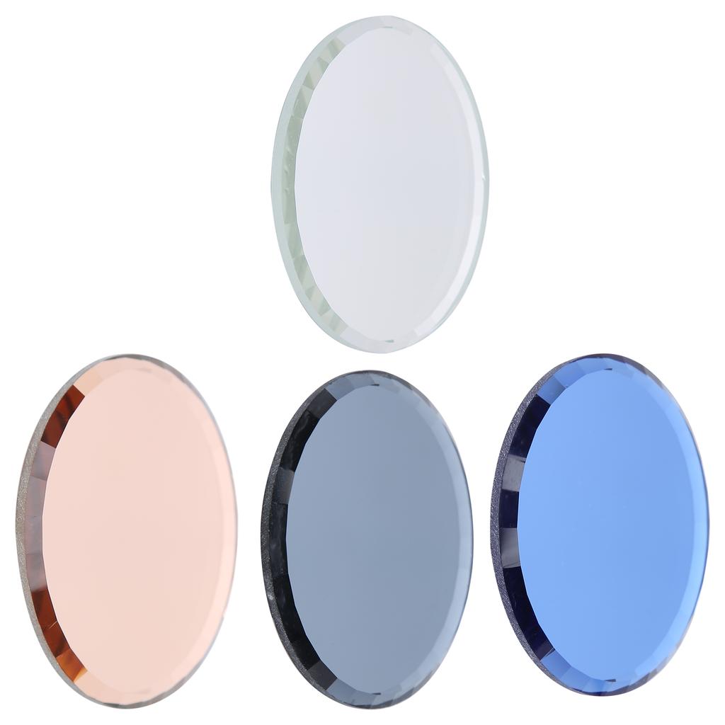 False Nail Mirror Glass Display Board Nail Art Manicure Display Drawing Color Mixing Tool