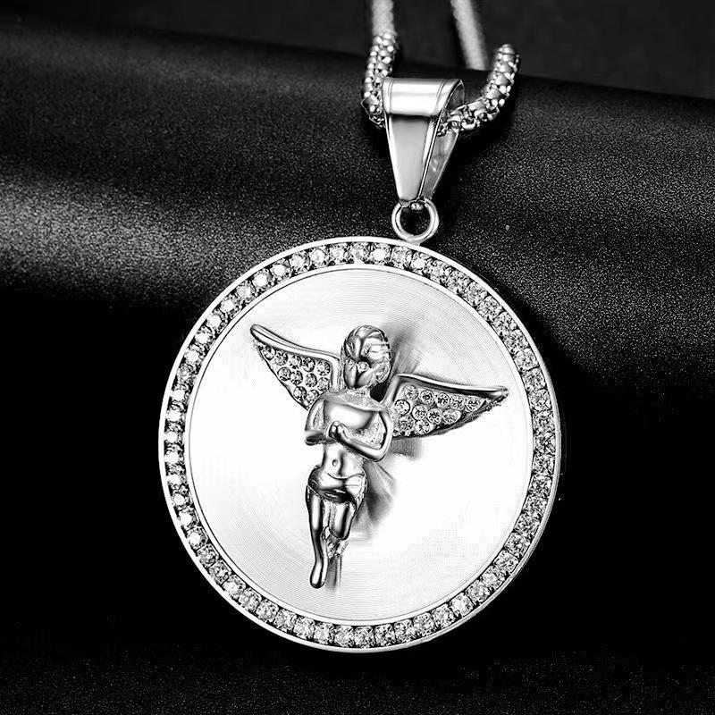 Jewelry Gold Plated with Zircon Vintage Fashion Men's and Women's Necklace Pendant Jewelry