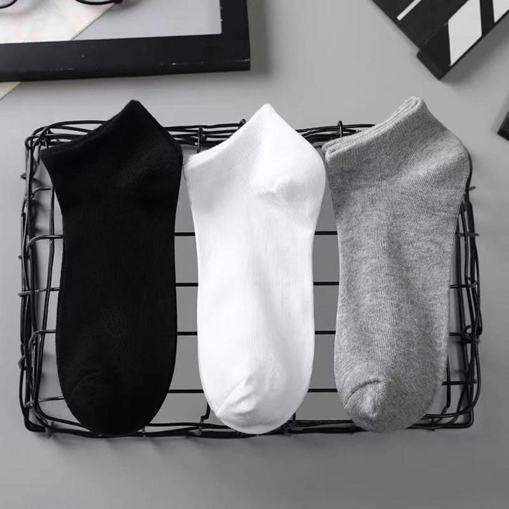 Spring/Summer Women's White Bear Low-Cut Socks - Simple Cartoon Design
