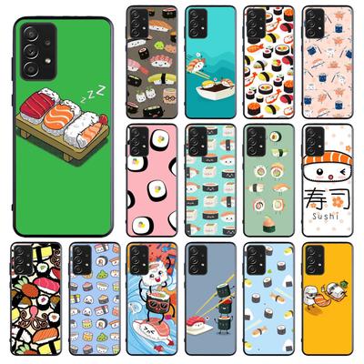 Funda de teléfono de comida Sushi para Samsung Galaxy A13 A22 A12 A32 A71 A11 A21S A33 A52 A72 A51 A50 A70 A31 M31
