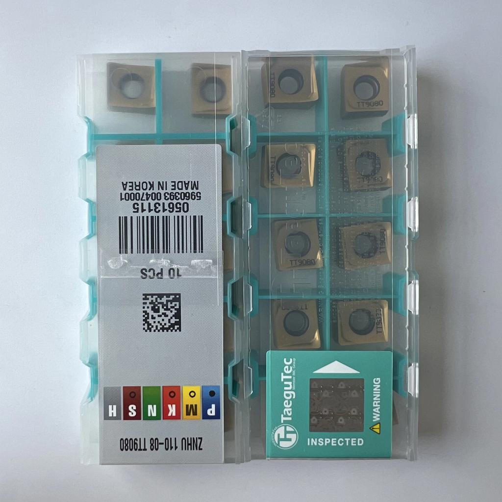 TaeguTec / ZNHU110-08 TT9080 / Original carbide blade 10 Pcs