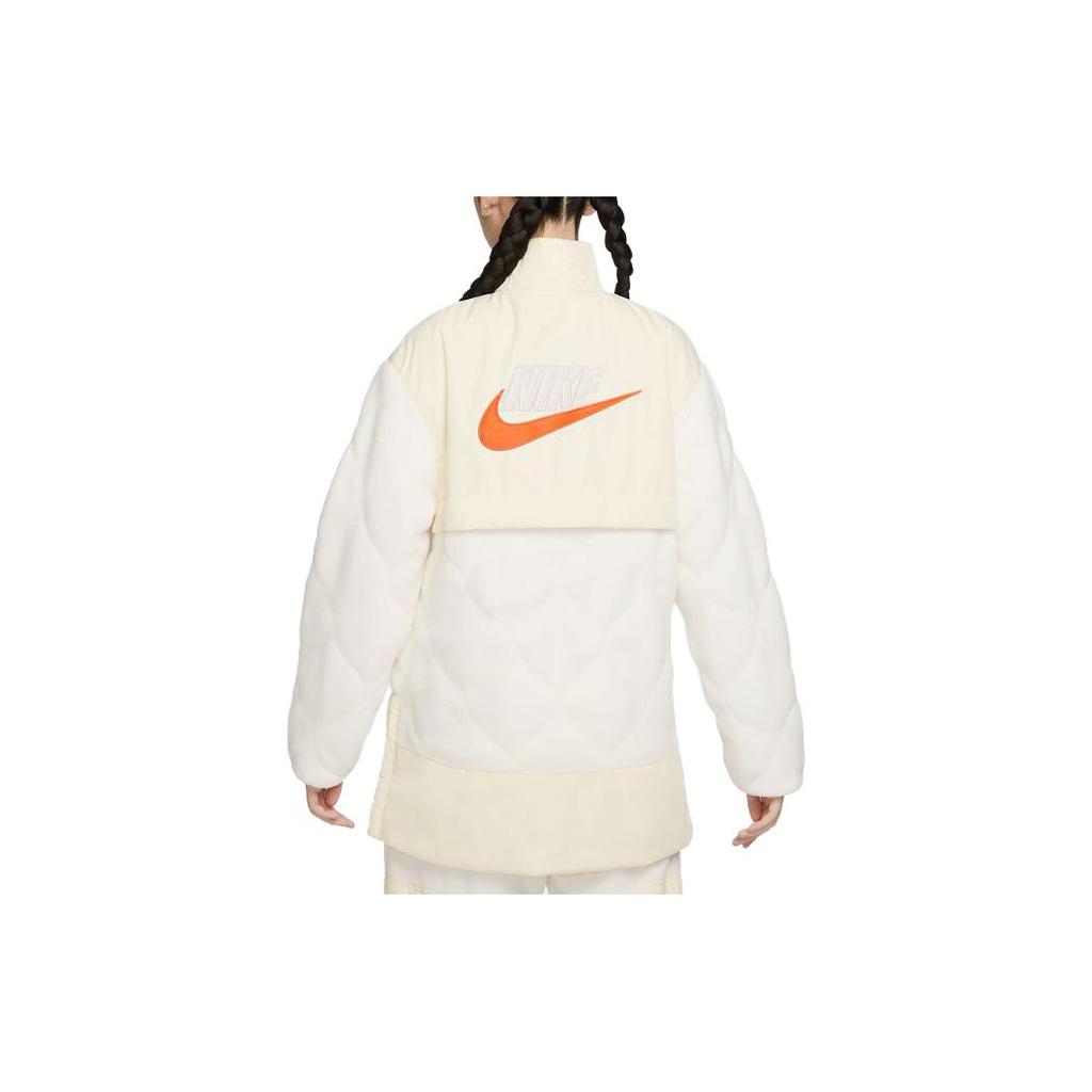 New Nike Puffer Jacket Women's Coconut Milk FB8688-113