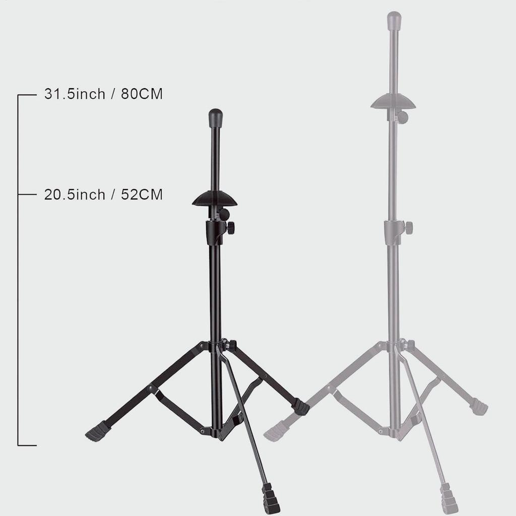Trombone Bracket Adjustable Stand Bracket Triangular Design Height Adjustment Music Instrument Accessory For Live Streaming