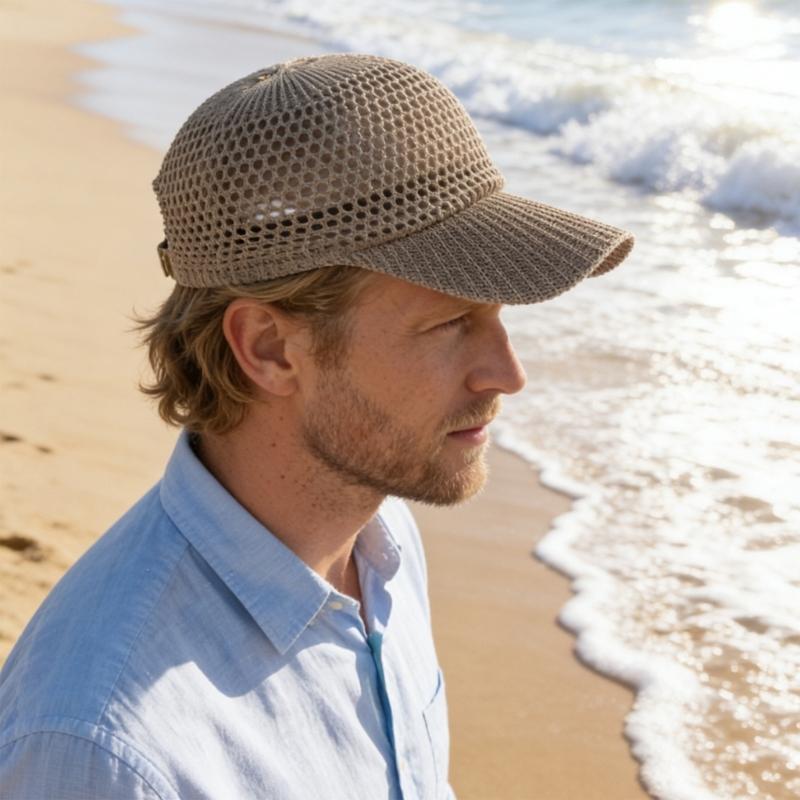 Quick Dry Breathable Baseball Cap Lightweight Mesh Sun Hat with Ventilation for Outdoor Activities