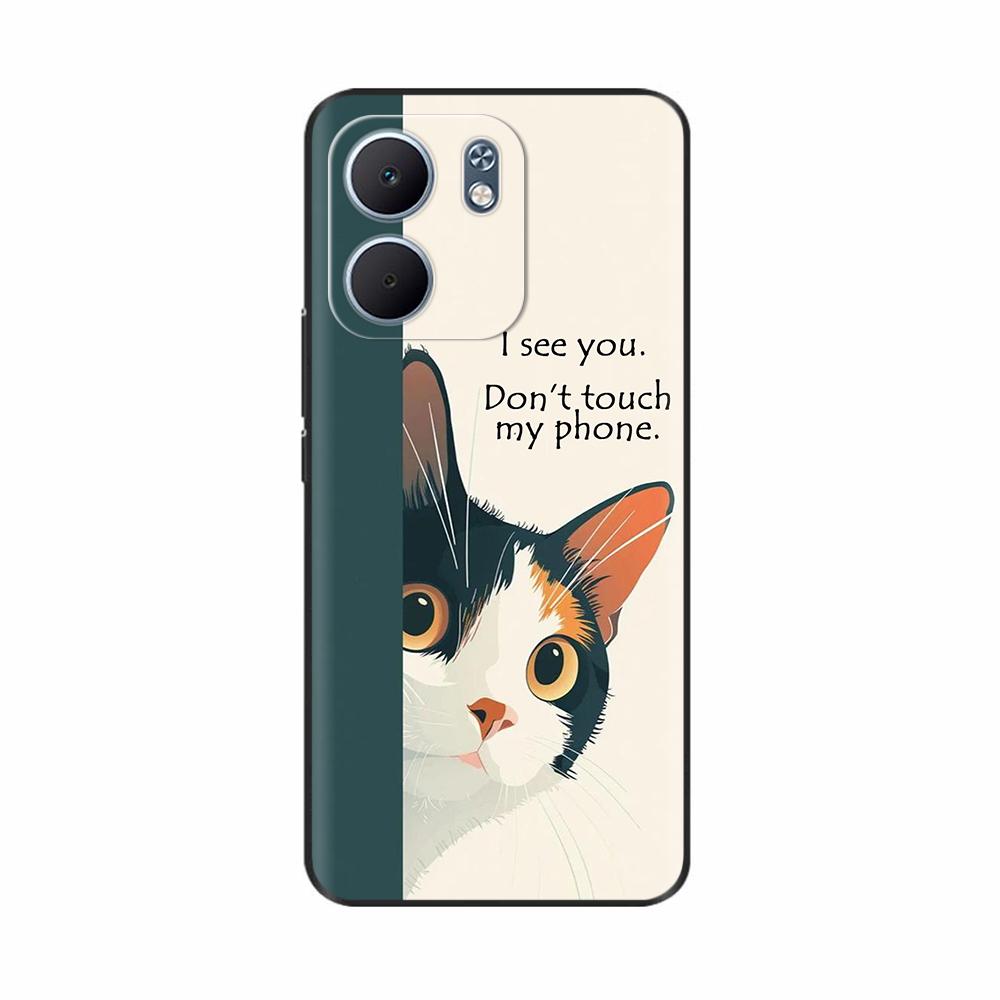 Phone Case For OPPO A5x Case 2025 Cute Painted Soft Black TPU Silicone Bumper Cover For OPPO A5x 4G 5G oppoA5X Cases Funda Coque