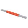 Massage Roller Stick 8 Rollers 360 Degree Rotating Non Slip Handle Fitness Roller Stick Vibrant Orange
