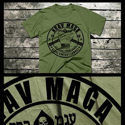 T-shirt Krav Maga Forze Speciali Militari Arti Marziali Difesa da Combattimento Maglietta USA