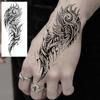 1 Foglio Tatuaggi Temporanei Vichingo Maori Drago Totem per Uomo Avambraccio Collo, Adesivi Tatuaggio Finti Temporanei Impermeabili Tatuaggi Realistici