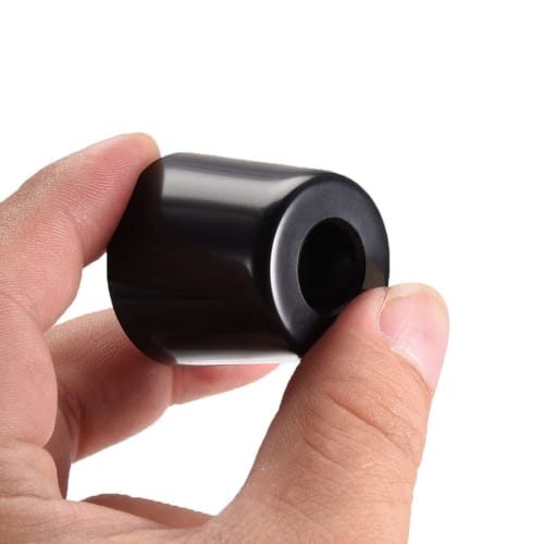 uxcell Rubber Bumper Pads for Furniture Legs, Black, D31x24xH22mm, Pack of 12