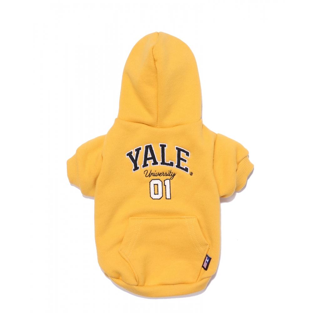 

YALE ARCH NUMBER 01 DOGGY HOODIE YELLOW