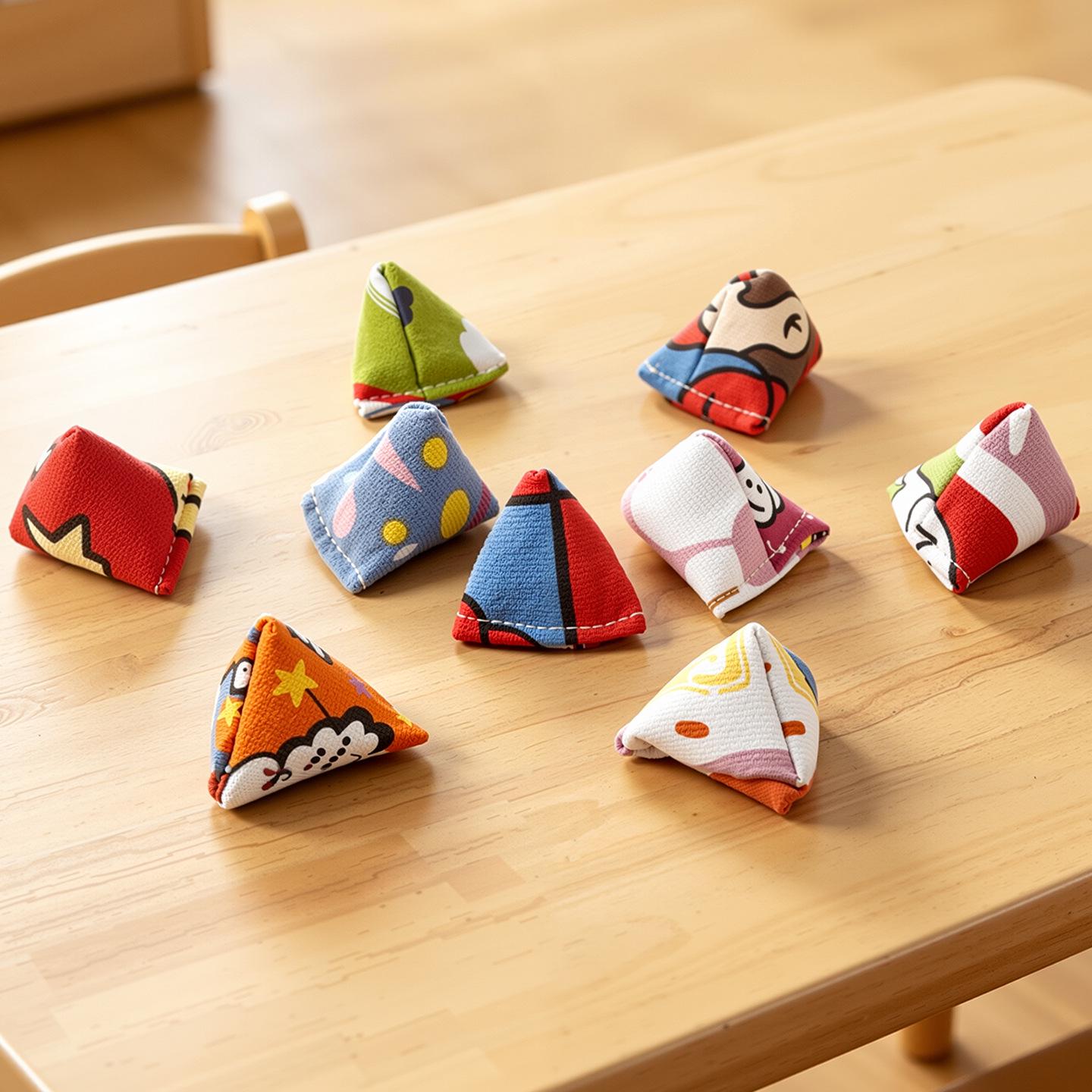 

Nostalgic Catch and Throw Game: Stones, Beanbags, and Nuts for Kids Sandbag - 1 pc [Mixed Colors]