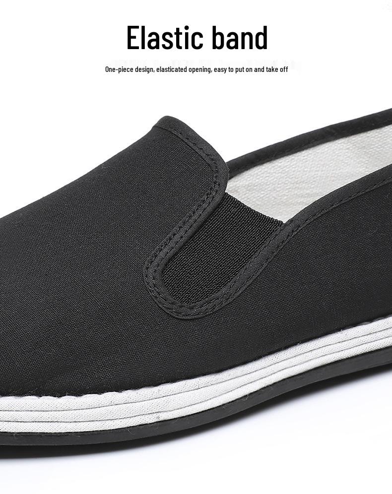 Herren High-End Geruchsresistente Slipper Stoffschuhe mit Weicher Tausendschichtsohle