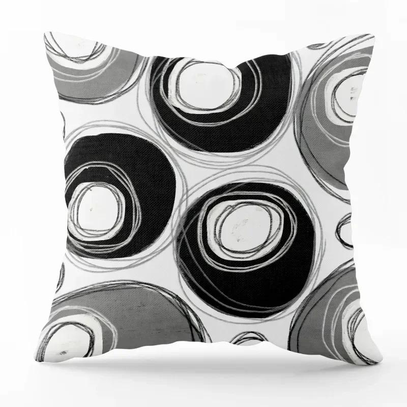 Car Living Room Sofa Cushion Cover Luxury Home Decor Pillow Cover Abstract Geometric Print Pattern Cushion Cover