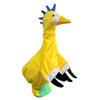 Porch Goose Costume Dinosaur Lawn Goose Outfit Dinosaur Design Clothes for Plastic Cement Goose Statue Lawn Art Garden Decoration
