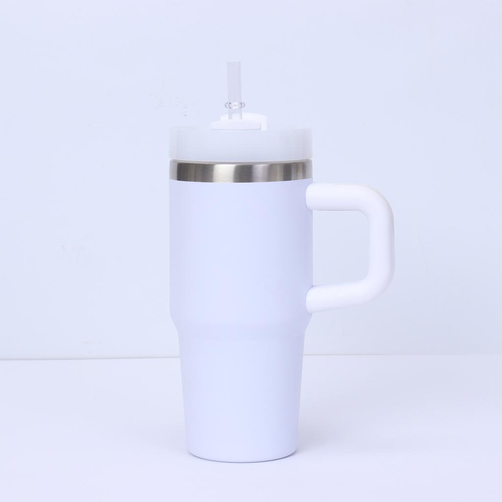 Mini 14oz Nerezový Termopohár Izolovaný Hrnček na Kávu Fľaša na Vodu Hrnček so Slamkou Do Auta Vákuové Termosky Hrnček na Sviatočné Darčeky