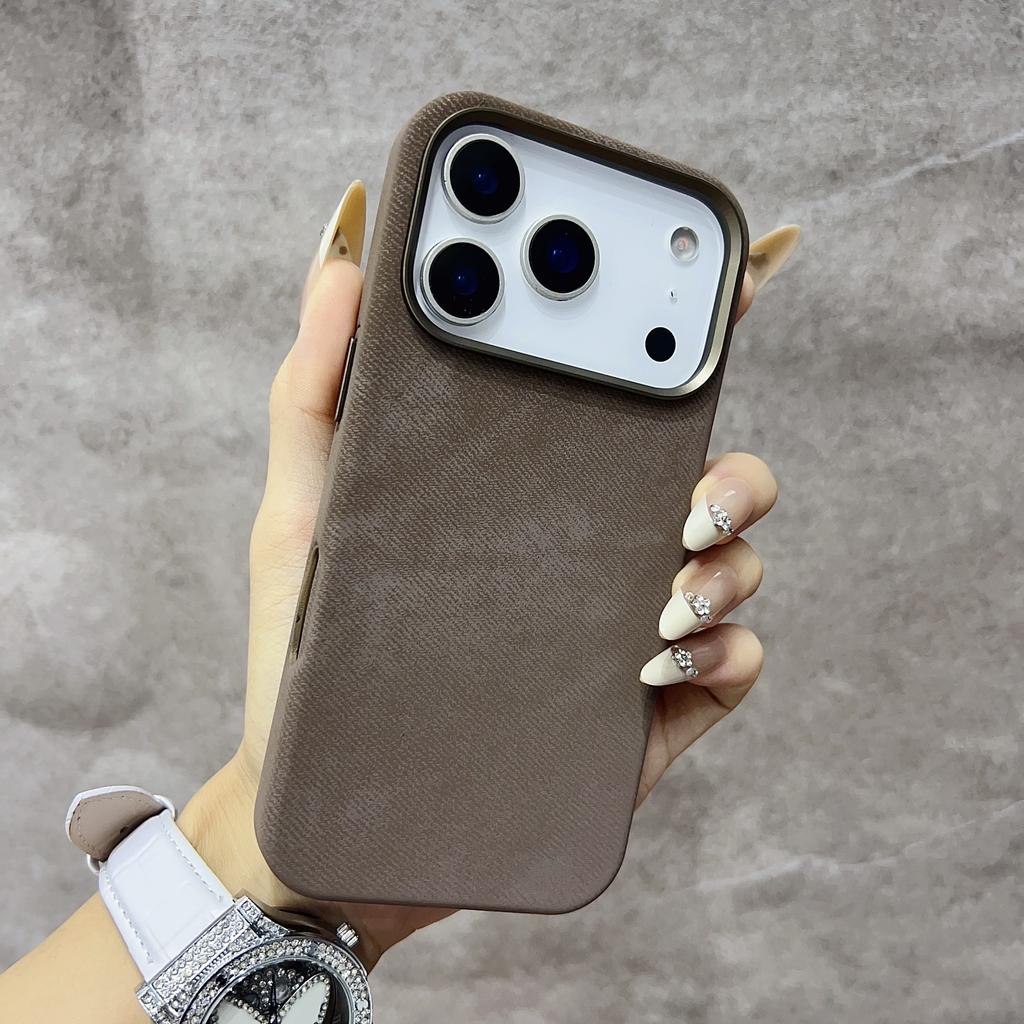 Flannel Magnetic For  Phone Case For For Iphone 17 Air 16 1 14 Plus 13 12 Pro Max Skinfeel Anti-drop Shockproof Cover