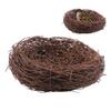 Fake Bird Nest Artificial Bird Nest Breathable Easter Bird's Nest Bird Nest House Crafts Fake Birds Ornament For Woods Window