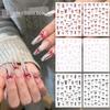 Minimalist Bow Tie Nail Art Stickers: Pink, Black & White Wearable Ribbon Patches