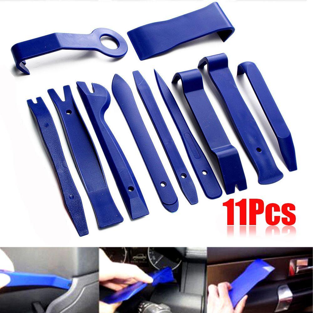 

11Pcs Plastic Installer Door Speaker Disassemble Car Panel Removal Tool Open Pry Trim Panel Clip