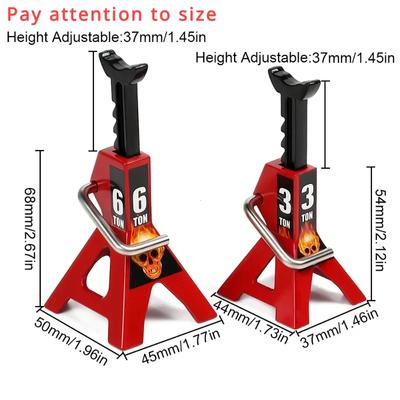 1 STÜCKE 6 Tonnen Simulation Spielzeug Wagenheber Heben Paar Rack für Fernbedienung Spielzeug Auto Lkw Reifenwechsel