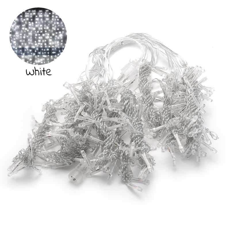 LED řetězová světla 3,5 m 96 LED Girlandové světlo Vodotěsná pohádková světla na vánoční svatbu party dekorace