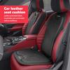 Leather Car Seat Booster Cushion Breathable Non-slip Pad For KIA Sportage Rio Ceed Niro Soul Stonic Proceed Sorento