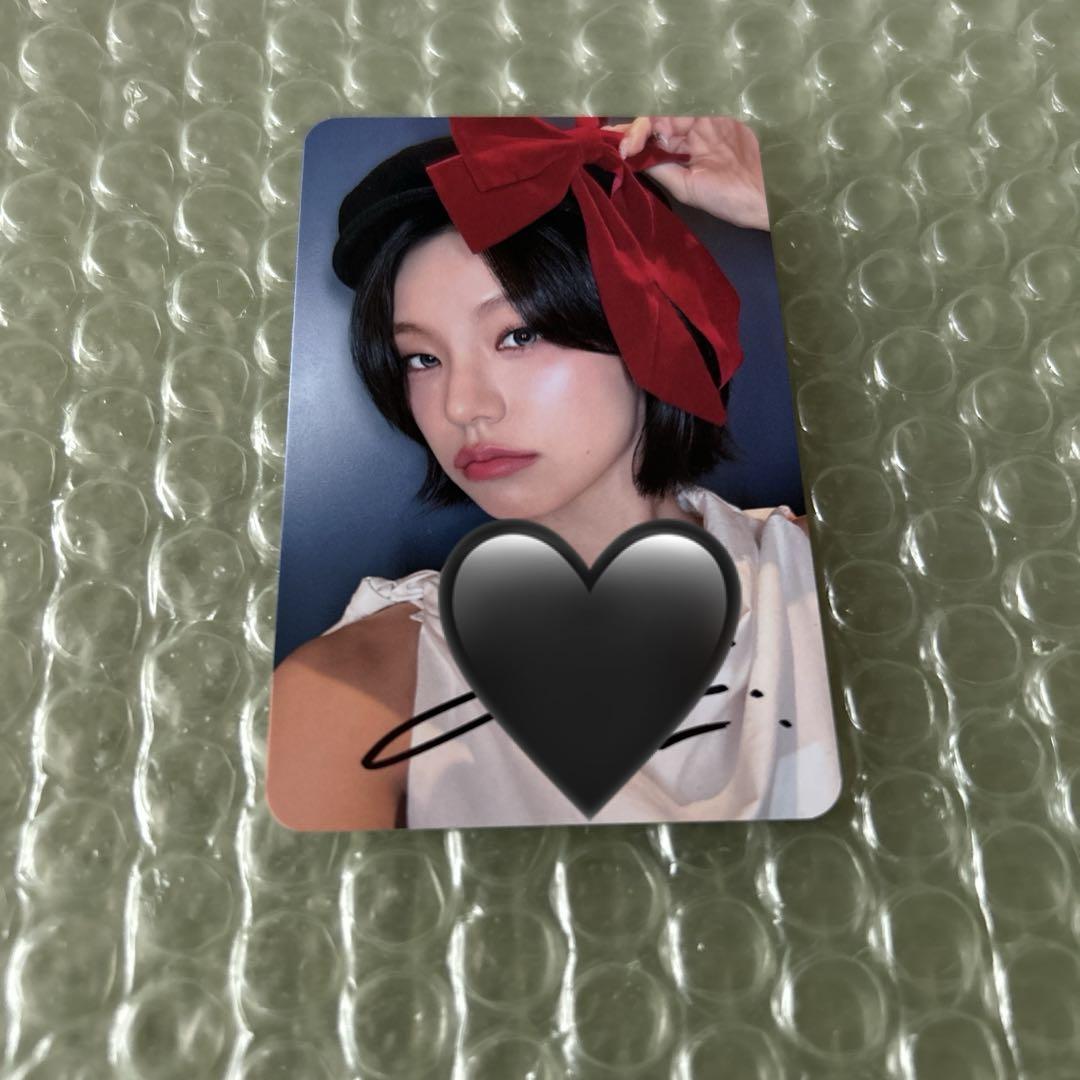 

[USED] ITZY Yeji autographed double-sided trading card makestar GWBG