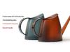 Long-Spout Transparent Watering Can for Gardens and Flowers, Colored Plastic, 2.5L Capacity.