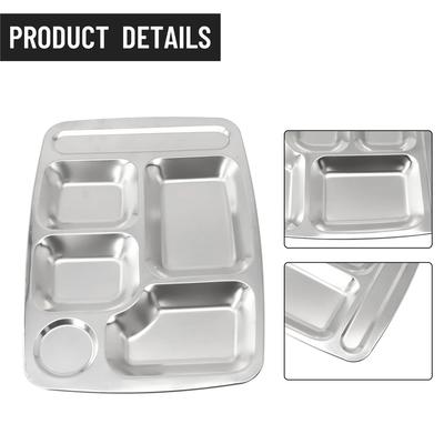 Genießen Sie eine ausgewogene Mahlzeit Zuverlässig Leicht zu reinigen und wiederzuverwenden Speiseteller Lunchbehälter Sicher und groß Edelstahl