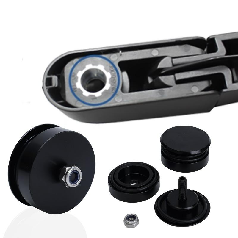 Bil Bakre Vindrutetorkare Borttagningskit Pluggkåpa Universella Biltillbehör 1 Set Aluminium för Honda Acrua Toyota Mazda Nissan Kia