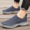 Men’s Outdoor Canvas Shoes Sneakers Driving Shoes Black Casual Plus Size  Slip On Wide Head Shoes for Farther