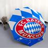 Printed FC Bayern München Logo Printed Folding Umbrella,Outdoor,Leisure,And Travel Umbrella,Durable Umbrella Fabric,Birthday And Holiday Gift