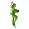 Resin Frog Figurines Cute Climbing Frog Figurines Flower Pot Hugger for Patio Balcony Lawn Plant Yard Pool