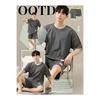 [Smomo] Men's Pajamas, 100% Cotton, Top and Bottom Set, Sweat Absorbent, Quick Drying, Skin-friendly, Thin, Comfortable, Breathable, Short Sleeve