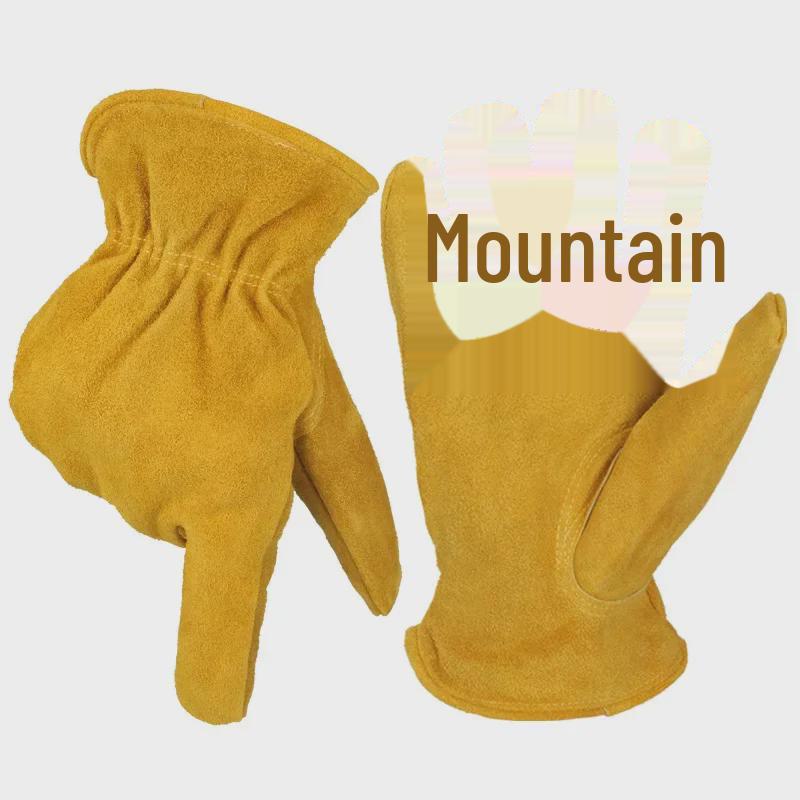 Winterisolierte Lederhandschuhe: Dick, Warm, Imitat Lammwolle für Extremen Kälteschutz