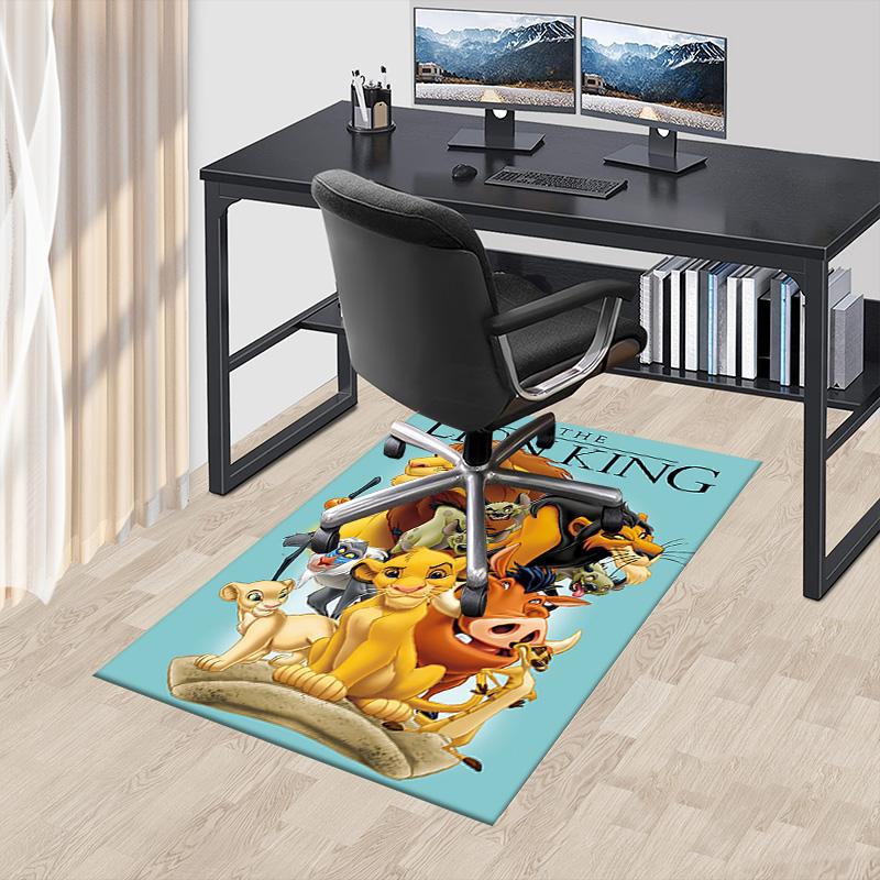 Lion Adventure Carpet For Playroom Bedroom Living Room Sofa Home Decorkids Game Area Rug Nonslip Floor Mat
