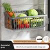 No-Drill Multifunctional Wall-Mounted Spice Rack Kitchen Storage Organizer Salt Seasoning Jar Vegetable Basket Rack