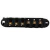 Guitar Roller Saddle Bridge Aluminium Alloy Black Tune Tailpiece Bridge Replacement with Threaded Post for 6 String