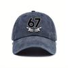 Vintage Six Seven 6 7 Meme Funny Hands Baseball Caps Unisex Distressed Denim Snapback Cap Gen-Alpha Slang Outdoor Gift Caps Hat
