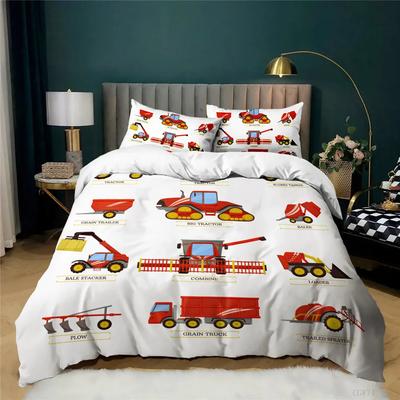 Comforter 150X200 Kids Bedding Set Cars Planes Trucks Bedlinens Bed Sets Cartoon Twin Full Home Housse De Couette Bed Sets For Boy
