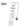 Novelty Cat Book Marker Cute Bookmark, Funny Metal Page with Creative Quote Bookmark Quotes, Stainless Steel for Readers, Lover Gift Rust Proof